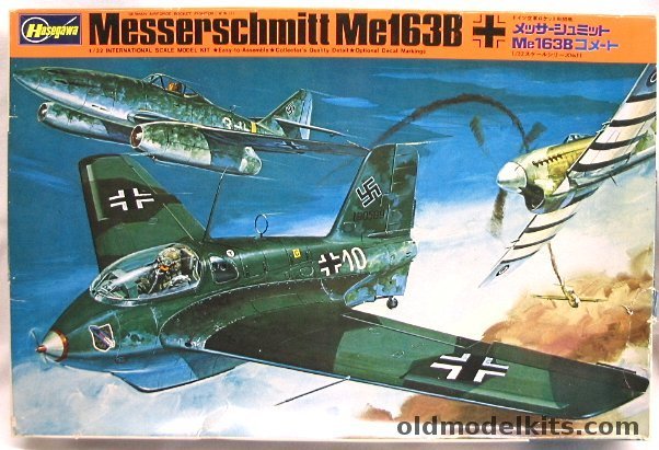 Hasegawa 1/32 Messerschmitt Me-163B Komet (Comet), JS087-700 plastic model kit